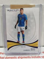 Gabriel Jesus [Sapphire] Soccer Cards 2018 Panini Immaculate Prices