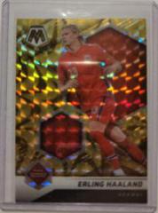 Erling Haaland [Reactive Gold] Soccer Cards 2021 Panini Mosaic Road to FIFA World Cup Prices