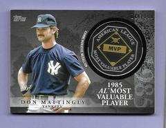 Don Mattingly [Black] Baseball Cards 2023 Topps Update MVP Medallion Prices