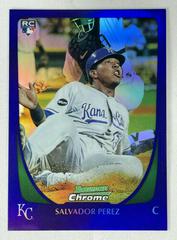 Salvador Perez [Purple Refractor] Baseball Cards 2011 Bowman Chrome Draft Prices