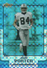 Jerry Porter [Blue Xfractor] #104 Football Cards 2006 Topps Finest Prices