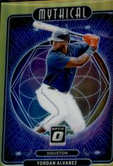 Yordan Alvarez [Gold] #M18 Baseball Cards 2021 Panini Donruss Optic Mythical Prices