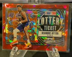 Deandre Ayton [Red Cracked Ice] Basketball Cards 2018 Panini Contenders Optic Lottery Ticket Prices