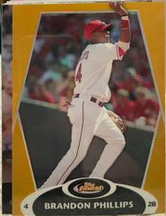 Brandon Phillips [Refractor] #5 Baseball Cards 2008 Finest Prices