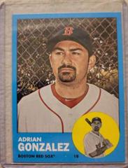 Adrian Gonzalez [Wal Mart Blue Border] #285 Baseball Cards 2012 Topps Heritage Prices