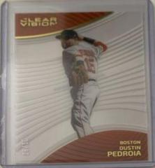 Dustin Pedroia [Gold] Baseball Cards 2023 Panini Chronicles Clear Vision Prices