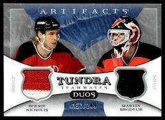 Bernie Nicholls, Martin Brodeur #T2-NJD Hockey Cards 2022 Upper Deck Artifacts Tundra Teammates Duos Prices