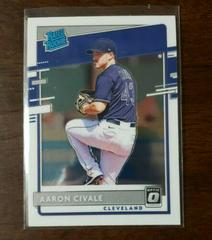 Aaron Civale #88 Baseball Cards 2020 Panini Donruss Optic Prices