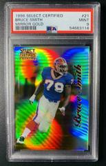 Bruce Smith [Mirror Gold] #21 Football Cards 1996 Select Certified Prices
