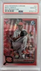Nick Lodolo [Red] #27 Baseball Cards 2022 Bowman Chrome Prices