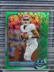 Bryce Young [Green Shimmer] #4 Football Cards 2021 Bowman University Prices