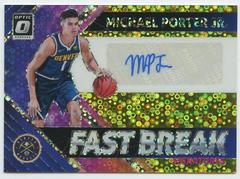 Michael Porter Jr. [Gold] Basketball Cards 2018 Panini Donruss Optic Fast Break Signatures Prices