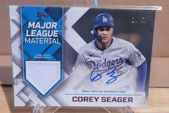 Corey Seager Baseball Cards 2022 Topps Major League Material Autographs Prices