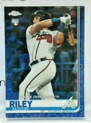 Austin Riley [Blue Refractor] #61 Baseball Cards 2019 Topps Chrome Update Prices