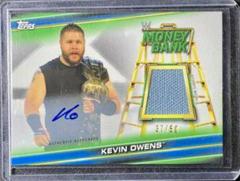 Kevin Owens [Blue] #MRA-KO Wrestling Cards 2019 Topps WWE Money in the Bank Mat Relic Autographs Prices