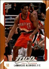 LaMarcus Aldridge #131 Basketball Cards 2008 Upper Deck MVP Prices