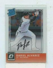 Dariel Alvarez Baseball Cards 2016 Panini Donruss Optic Rated Rookies Signatures Prices