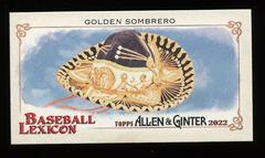 Golden Sombrero Baseball Cards 2022 Topps Allen & Ginter Mini Lexicon Prices