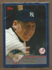 Mickey Mantle #2003 Baseball Cards 2006 Topps Mantle Collection Prices