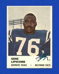 Gene Lipscomb #38 Football Cards 1961 Fleer Prices