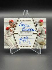 Steve Carlton, Jack Flaherty Baseball Cards 2022 Topps Definitive Dual Autograph Collection Prices