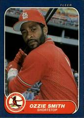 Ozzie Smith Baseball Cards 1986 Fleer Prices