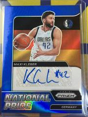 Maxi Kleber [Blue] Basketball Cards 2021 Panini Chronicles National Pride Signatures Prices
