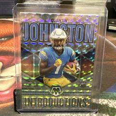 Quentin Johnston [Mosaic] #I-10 Football Cards 2023 Panini Mosaic Introductions Prices
