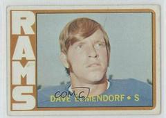 Dave Elmendorf Football Cards 1972 Topps Prices