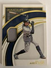 Aaron Judge #50 Baseball Cards 2022 Panini Immaculate Prices