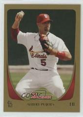 Albert Pujols [Gold] #6 Baseball Cards 2011 Bowman Prices