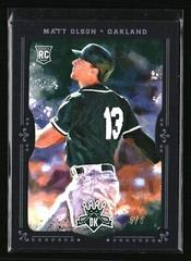 Matt Olson [Framed Blue] #161 Baseball Cards 2017 Panini Diamond Kings Prices
