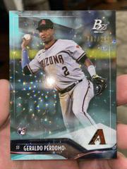 Geraldo Perdomo [Ice Foil] #2 Baseball Cards 2021 Bowman Platinum Prices