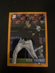 Alek Thomas [Chrome Prospect Orange] #118 Baseball Cards 2021 Bowman Heritage Prices