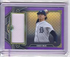 Casey Mize [Amethyst] Baseball Cards 2022 Topps Triple Threads Single Jumbo Relics Prices