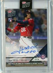 Juan Soto [Autograph] #717B Baseball Cards 2018 Topps Now Prices