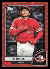 Bo Naylor [Orange Cracked Ice] #3 Baseball Cards 2023 Topps World Classic Prices