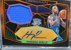 Hamidou Diallo [Orange] #HDL Basketball Cards 2018 Panini Obsidian Rookie Jersey Autographs Prices