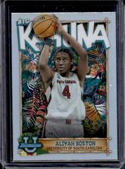 Aliyah Boston #TBK-20 Basketball Cards 2022 Bowman Chrome University The Big Kahuna Prices