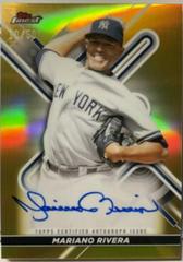 Mariano Rivera [Gold Refractor] #FA-MR Baseball Cards 2019 Topps Finest Autographs Prices