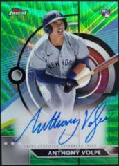 Anthony Volpe [Green Wave] #FA-AV Baseball Cards 2023 Topps Finest Autographs Prices