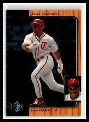 Juan Gonzalez #175 Baseball Cards 1996 SP Prices