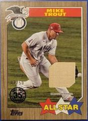 Mike Trout #87BR-MT Baseball Cards 2022 Topps 1987 Series 2 Relics Prices