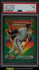 Will Clark [Refractor] #108 Baseball Cards 1993 Finest Prices