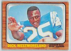 Dick Westmoreland Football Cards 1966 Topps Prices