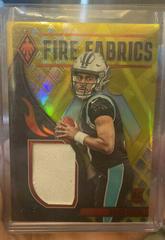 Bryce Young [Prime Yellow] #FIRE-12 Football Cards 2023 Panini Phoenix Fire Fabrics Prices