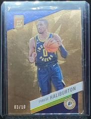 Tyrese Haliburton [Gold] #100 Basketball Cards 2022 Panini Donruss Elite Prices