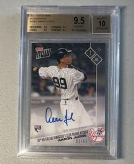 Aaron Judge [Autograph] Baseball Cards 2017 Topps Now Prices