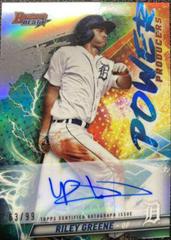 Riley Greene [Autograph] Baseball Cards 2019 Bowman's Best Power Producers Prices