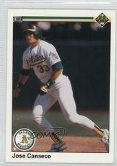 Jose Canseco Baseball Cards 1990 Upper Deck Prices